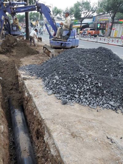 CONSTRUCTION OF HDPE OD315 PIPES IN DONG NAI PROVINCE