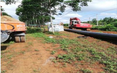 CONSTRUCTION OF HDPE OD400 PIPES IN BEN TRE PROVINCE